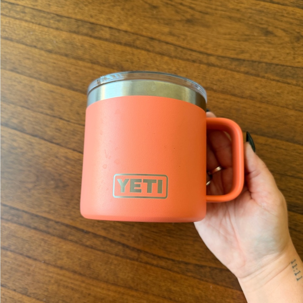 YETI Neon Pink Insulated Mug